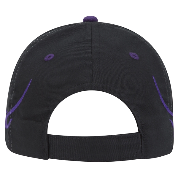 US Flag Flame Pattern Brushed Cotton Twill 6 Panel Cap - US Flag Flame Pattern Brushed Cotton Twill 6 Panel Cap - Image 75 of 136