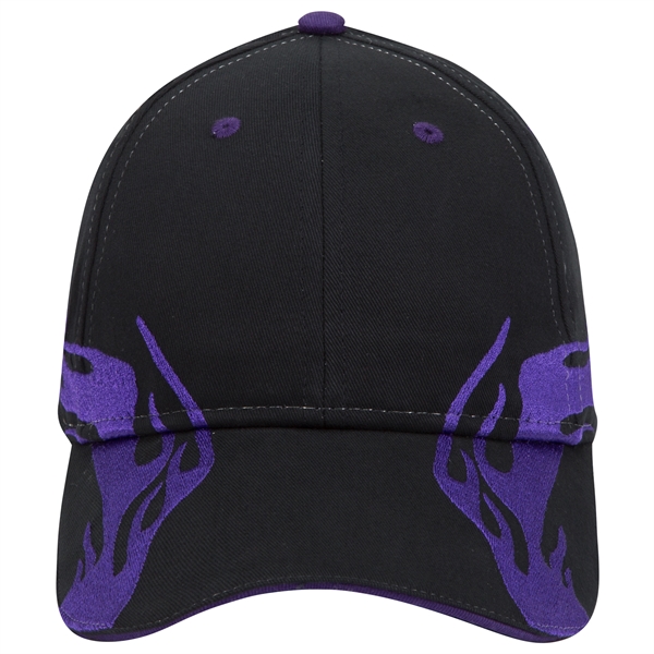 US Flag Flame Pattern Brushed Cotton Twill 6 Panel Cap - US Flag Flame Pattern Brushed Cotton Twill 6 Panel Cap - Image 76 of 136
