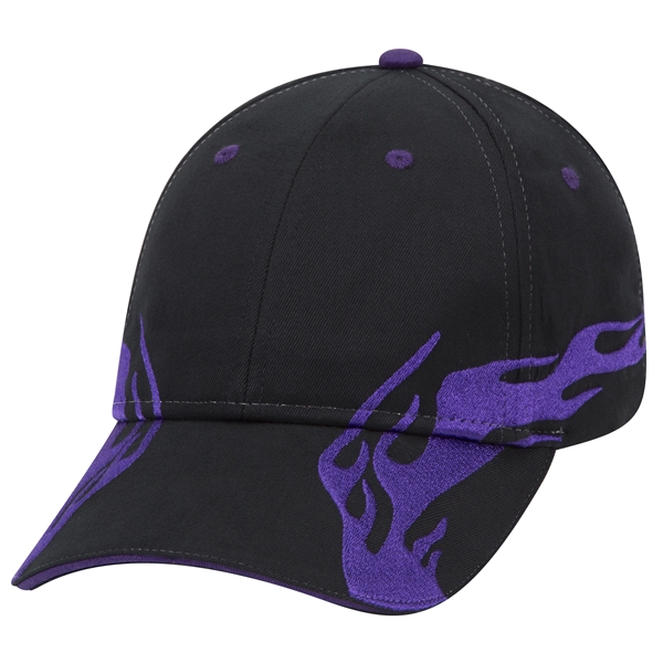 US Flag Flame Pattern Brushed Cotton Twill 6 Panel Cap - US Flag Flame Pattern Brushed Cotton Twill 6 Panel Cap - Image 77 of 136