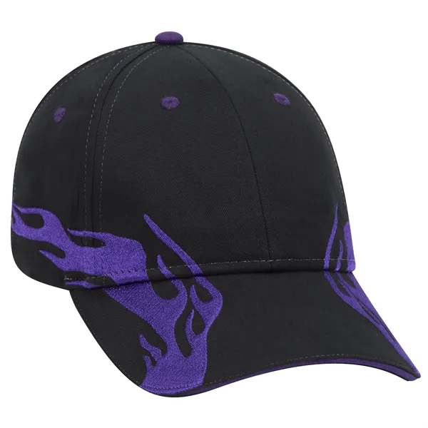 US Flag Flame Pattern Brushed Cotton Twill 6 Panel Cap - US Flag Flame Pattern Brushed Cotton Twill 6 Panel Cap - Image 74 of 136