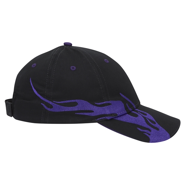 US Flag Flame Pattern Brushed Cotton Twill 6 Panel Cap - US Flag Flame Pattern Brushed Cotton Twill 6 Panel Cap - Image 79 of 136