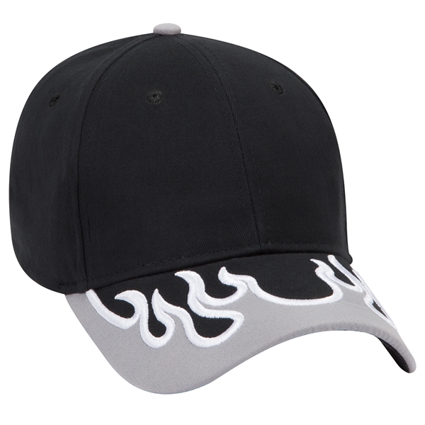 US Flag Flame Pattern Brushed Cotton Twill 6 Panel Cap - US Flag Flame Pattern Brushed Cotton Twill 6 Panel Cap - Image 87 of 136