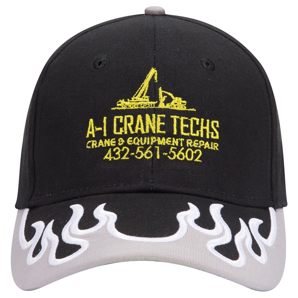 US Flag Flame Pattern Brushed Cotton Twill 6 Panel Cap - US Flag Flame Pattern Brushed Cotton Twill 6 Panel Cap - Image 91 of 136