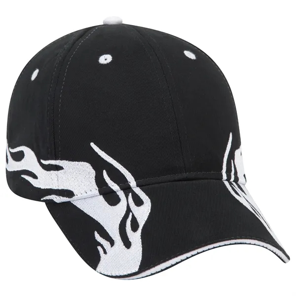 US Flag Flame Pattern Brushed Cotton Twill 6 Panel Cap - US Flag Flame Pattern Brushed Cotton Twill 6 Panel Cap - Image 94 of 136