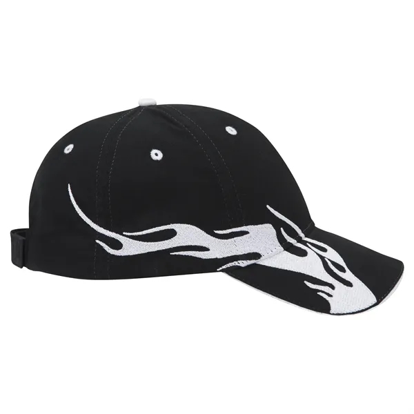 US Flag Flame Pattern Brushed Cotton Twill 6 Panel Cap - US Flag Flame Pattern Brushed Cotton Twill 6 Panel Cap - Image 99 of 136