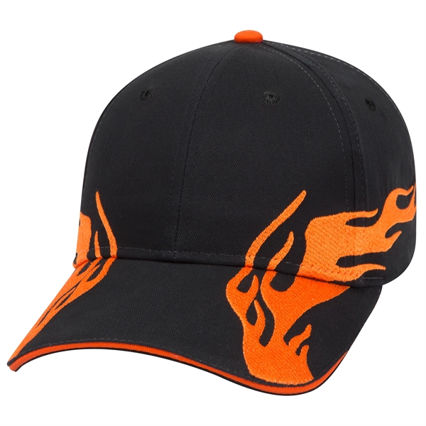 US Flag Flame Pattern Brushed Cotton Twill 6 Panel Cap - US Flag Flame Pattern Brushed Cotton Twill 6 Panel Cap - Image 103 of 136