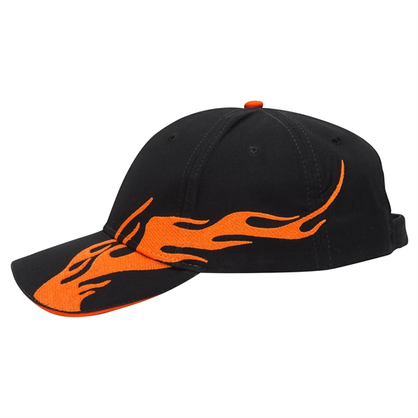 US Flag Flame Pattern Brushed Cotton Twill 6 Panel Cap - US Flag Flame Pattern Brushed Cotton Twill 6 Panel Cap - Image 104 of 136