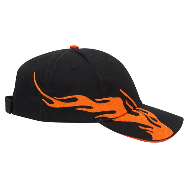 US Flag Flame Pattern Brushed Cotton Twill 6 Panel Cap - US Flag Flame Pattern Brushed Cotton Twill 6 Panel Cap - Image 105 of 136
