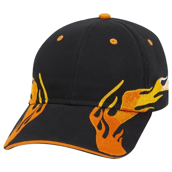 US Flag Flame Pattern Brushed Cotton Twill 6 Panel Cap - US Flag Flame Pattern Brushed Cotton Twill 6 Panel Cap - Image 109 of 136