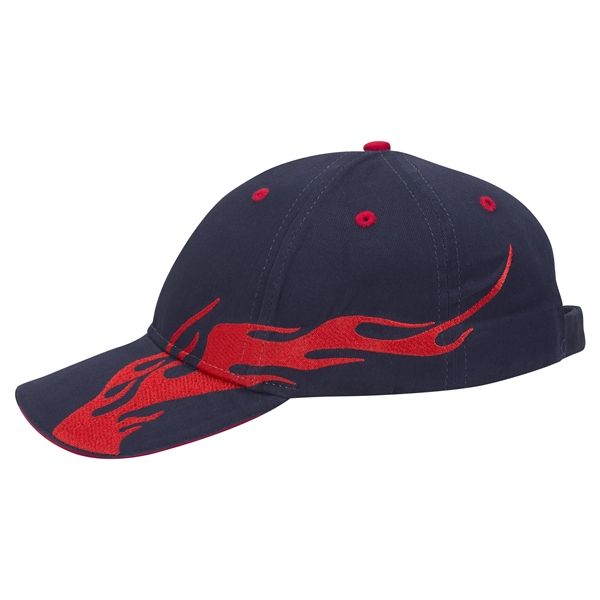 US Flag Flame Pattern Brushed Cotton Twill 6 Panel Cap - US Flag Flame Pattern Brushed Cotton Twill 6 Panel Cap - Image 116 of 136