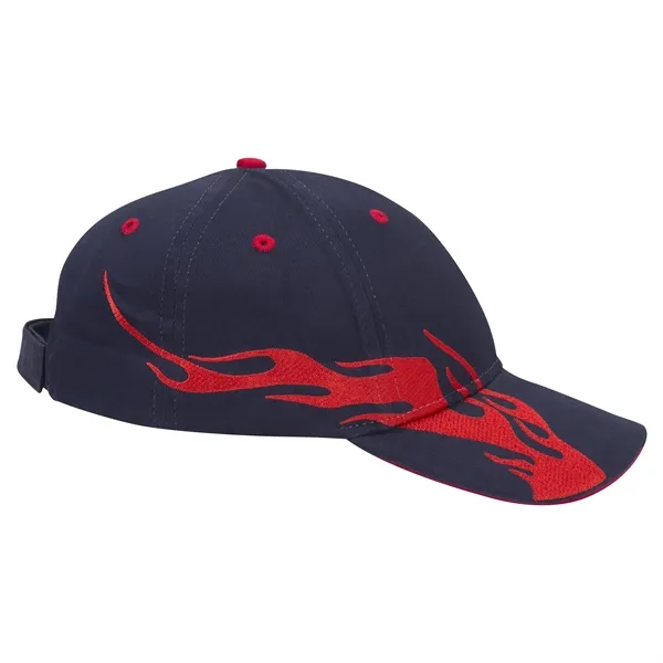 US Flag Flame Pattern Brushed Cotton Twill 6 Panel Cap - US Flag Flame Pattern Brushed Cotton Twill 6 Panel Cap - Image 117 of 136