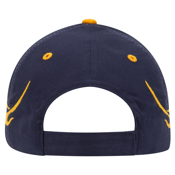 US Flag Flame Pattern Brushed Cotton Twill 6 Panel Cap - US Flag Flame Pattern Brushed Cotton Twill 6 Panel Cap - Image 119 of 136