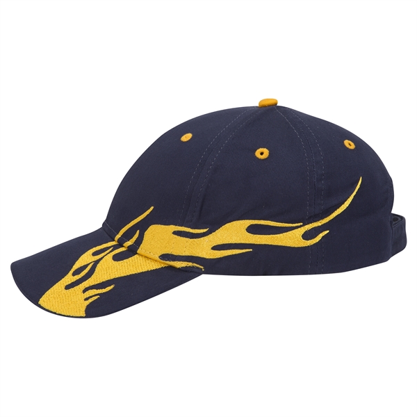 US Flag Flame Pattern Brushed Cotton Twill 6 Panel Cap - US Flag Flame Pattern Brushed Cotton Twill 6 Panel Cap - Image 122 of 136