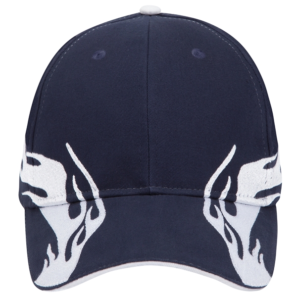 US Flag Flame Pattern Brushed Cotton Twill 6 Panel Cap - US Flag Flame Pattern Brushed Cotton Twill 6 Panel Cap - Image 127 of 136