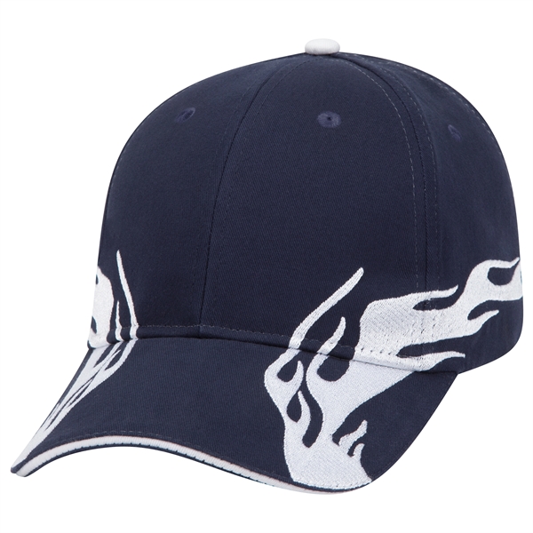 US Flag Flame Pattern Brushed Cotton Twill 6 Panel Cap - US Flag Flame Pattern Brushed Cotton Twill 6 Panel Cap - Image 128 of 136