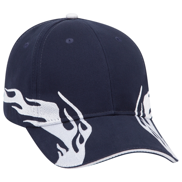 US Flag Flame Pattern Brushed Cotton Twill 6 Panel Cap - US Flag Flame Pattern Brushed Cotton Twill 6 Panel Cap - Image 124 of 136