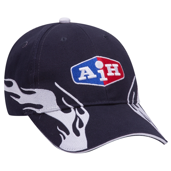 US Flag Flame Pattern Brushed Cotton Twill 6 Panel Cap - US Flag Flame Pattern Brushed Cotton Twill 6 Panel Cap - Image 125 of 136