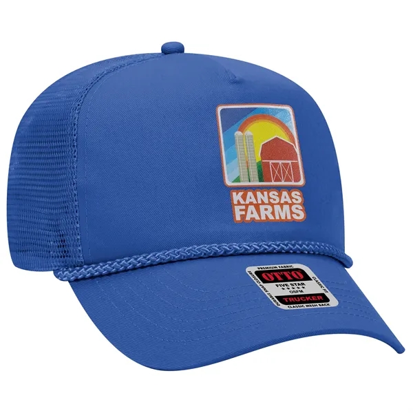 Cotton Blend Twill 5 Panel Pro Mesh Back Trucker Hat - Cotton Blend Twill 5 Panel Pro Mesh Back Trucker Hat - Image 0 of 42