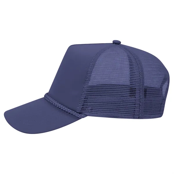 Cotton Blend Twill 5 Panel Pro Mesh Back Trucker Hat - Cotton Blend Twill 5 Panel Pro Mesh Back Trucker Hat - Image 23 of 42