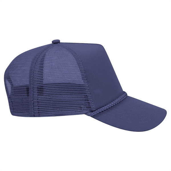 Cotton Blend Twill 5 Panel Pro Mesh Back Trucker Hat - Cotton Blend Twill 5 Panel Pro Mesh Back Trucker Hat - Image 24 of 42