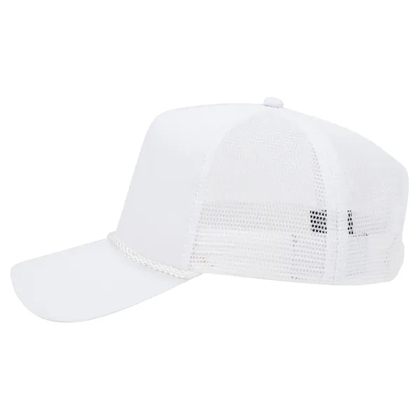 Cotton Blend Twill 5 Panel Pro Mesh Back Trucker Hat - Cotton Blend Twill 5 Panel Pro Mesh Back Trucker Hat - Image 29 of 42
