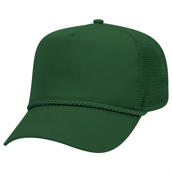 Cotton Blend Twill 5 Panel Pro Mesh Back Trucker Hat - Cotton Blend Twill 5 Panel Pro Mesh Back Trucker Hat - Image 34 of 42