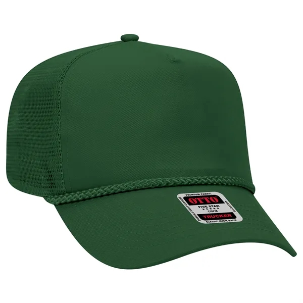 Cotton Blend Twill 5 Panel Pro Mesh Back Trucker Hat - Cotton Blend Twill 5 Panel Pro Mesh Back Trucker Hat - Image 31 of 42