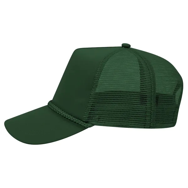 Cotton Blend Twill 5 Panel Pro Mesh Back Trucker Hat - Cotton Blend Twill 5 Panel Pro Mesh Back Trucker Hat - Image 35 of 42