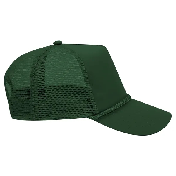 Cotton Blend Twill 5 Panel Pro Mesh Back Trucker Hat - Cotton Blend Twill 5 Panel Pro Mesh Back Trucker Hat - Image 36 of 42