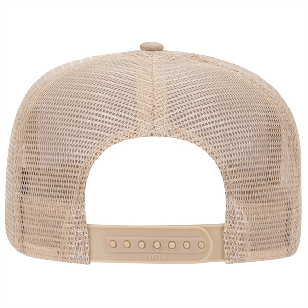 Cotton Blend Twill 5 Panel Pro Mesh Back Trucker Hat - Cotton Blend Twill 5 Panel Pro Mesh Back Trucker Hat - Image 38 of 42