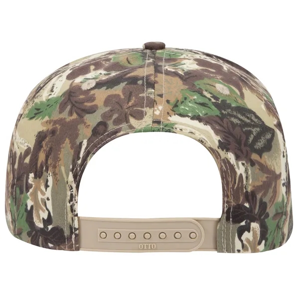Camouflage Cotton Twill 5 Panel Low Crown Baseball Cap - Camouflage Cotton Twill 5 Panel Low Crown Baseball Cap - Image 2 of 6