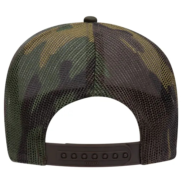 Camouflage Cotton Twill 5 Panel Low Crown Mesh Back Hat - Camouflage Cotton Twill 5 Panel Low Crown Mesh Back Hat - Image 2 of 21