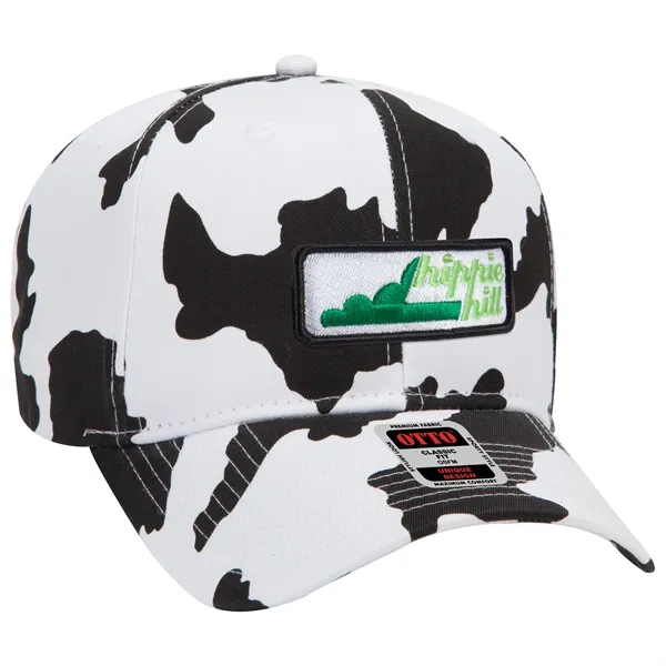 Cow Pattern Cotton Blend Twill 6 Panel Baseball Cap - Cow Pattern Cotton Blend Twill 6 Panel Baseball Cap - Image 0 of 7