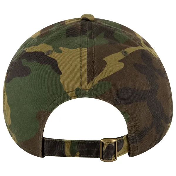 US Flag Design Visor Cotton Twill 6 Panel Low Profile Cap - US Flag Design Visor Cotton Twill 6 Panel Low Profile Cap - Image 10 of 32