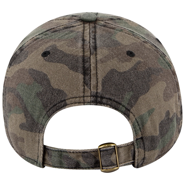 US Flag Design Visor Cotton Twill 6 Panel Low Profile Cap - US Flag Design Visor Cotton Twill 6 Panel Low Profile Cap - Image 16 of 32