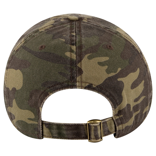 US Flag Design Visor Cotton Twill 6 Panel Low Profile Cap - US Flag Design Visor Cotton Twill 6 Panel Low Profile Cap - Image 22 of 32