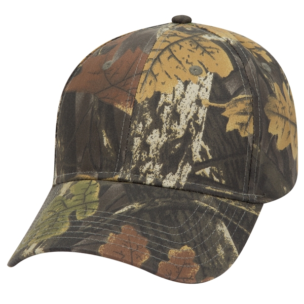 Camouflage Cotton Blend Twill 6 Panel Baseball Cap - Camouflage Cotton Blend Twill 6 Panel Baseball Cap - Image 21 of 119