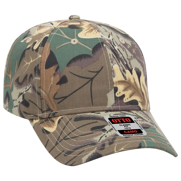 Camouflage Cotton Blend Twill 6 Panel Baseball Cap - Camouflage Cotton Blend Twill 6 Panel Baseball Cap - Image 50 of 119