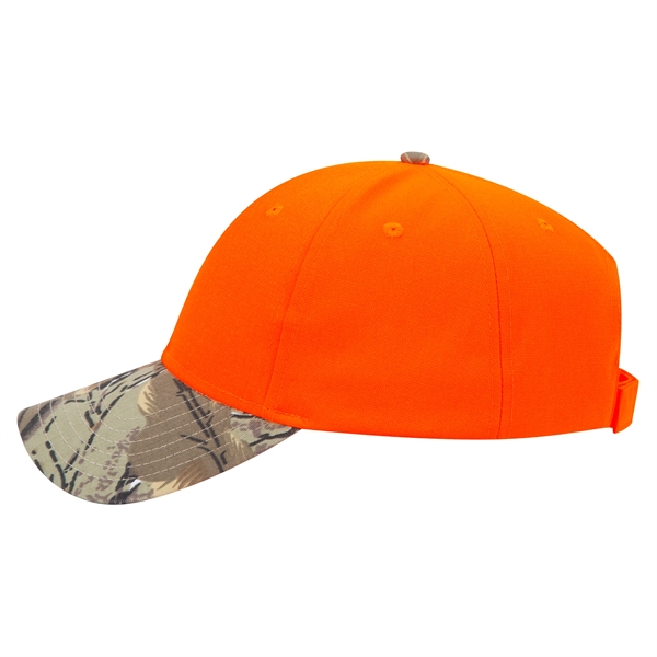 Camouflage Cotton Blend Twill 6 Panel Baseball Cap - Camouflage Cotton Blend Twill 6 Panel Baseball Cap - Image 89 of 119