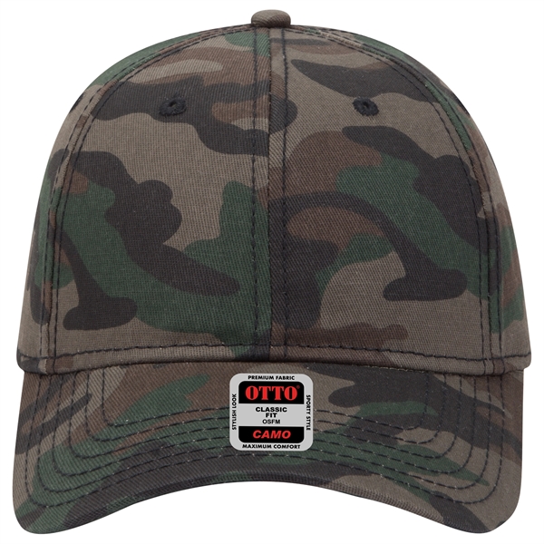 Camouflage Cotton Blend Twill 6 Panel Baseball Cap - Camouflage Cotton Blend Twill 6 Panel Baseball Cap - Image 94 of 119