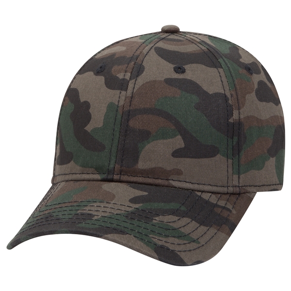 Camouflage Cotton Blend Twill 6 Panel Baseball Cap - Camouflage Cotton Blend Twill 6 Panel Baseball Cap - Image 95 of 119