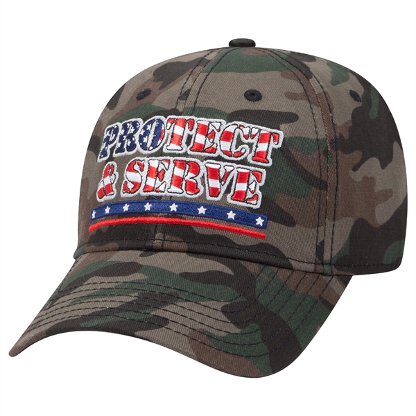 Camouflage Cotton Blend Twill 6 Panel Baseball Cap - Camouflage Cotton Blend Twill 6 Panel Baseball Cap - Image 96 of 119