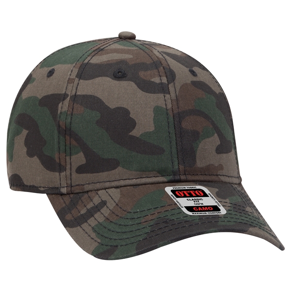 Camouflage Cotton Blend Twill 6 Panel Baseball Cap - Camouflage Cotton Blend Twill 6 Panel Baseball Cap - Image 91 of 119