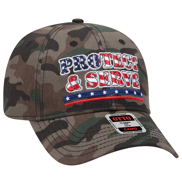 Camouflage Cotton Blend Twill 6 Panel Baseball Cap - Camouflage Cotton Blend Twill 6 Panel Baseball Cap - Image 92 of 119