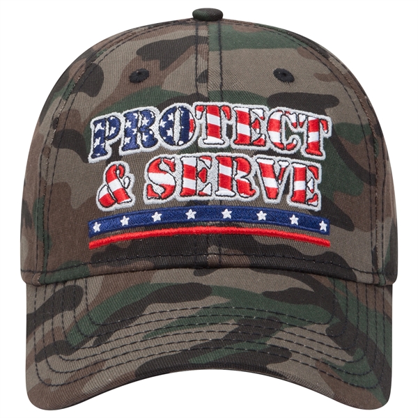 Camouflage Cotton Blend Twill 6 Panel Baseball Cap - Camouflage Cotton Blend Twill 6 Panel Baseball Cap - Image 97 of 119