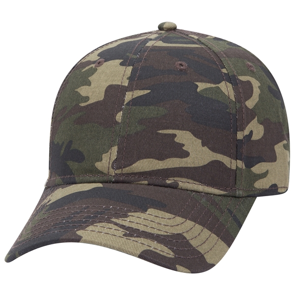 Camouflage Cotton Blend Twill 6 Panel Baseball Cap - Camouflage Cotton Blend Twill 6 Panel Baseball Cap - Image 104 of 119