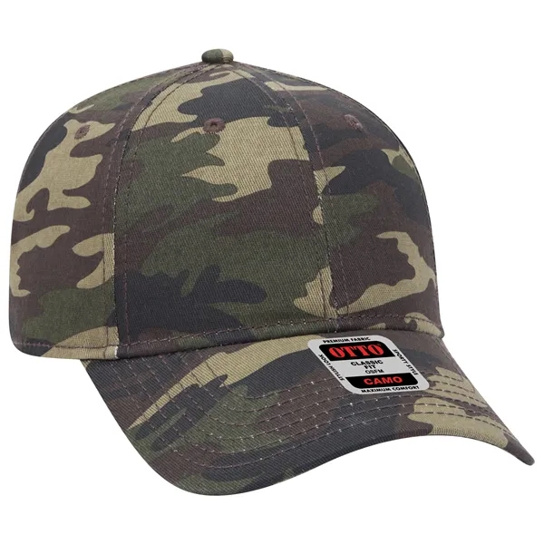 Camouflage Cotton Blend Twill 6 Panel Baseball Cap - Camouflage Cotton Blend Twill 6 Panel Baseball Cap - Image 100 of 119