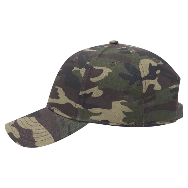 Camouflage Cotton Blend Twill 6 Panel Baseball Cap - Camouflage Cotton Blend Twill 6 Panel Baseball Cap - Image 107 of 119