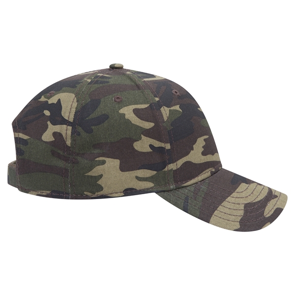 Camouflage Cotton Blend Twill 6 Panel Baseball Cap - Camouflage Cotton Blend Twill 6 Panel Baseball Cap - Image 108 of 119