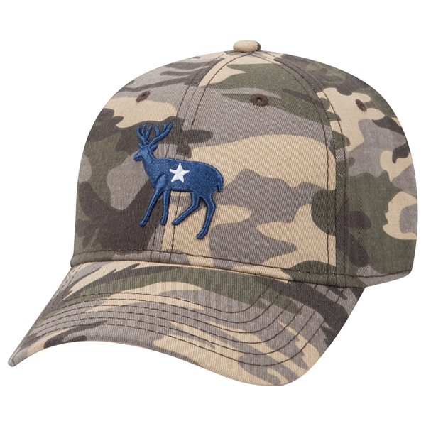 Camouflage Cotton Blend Twill 6 Panel Baseball Cap - Camouflage Cotton Blend Twill 6 Panel Baseball Cap - Image 114 of 119
